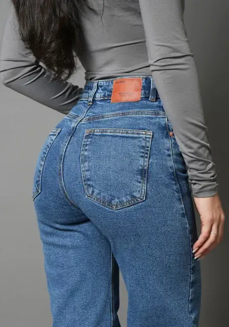 Jean Wide Leg Azul